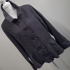 Decree XL gray woven jacket